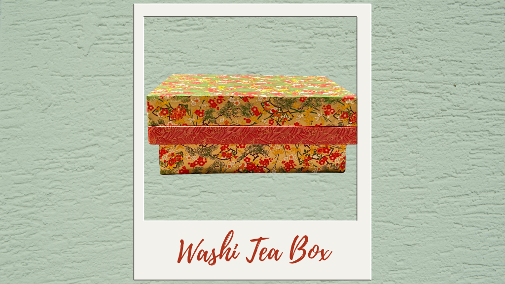 Washi Tea Box Covering